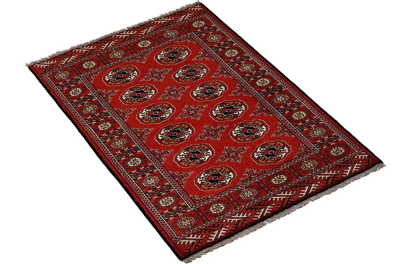Turkman · Handgeknüpft – Rot, 146x103 cm