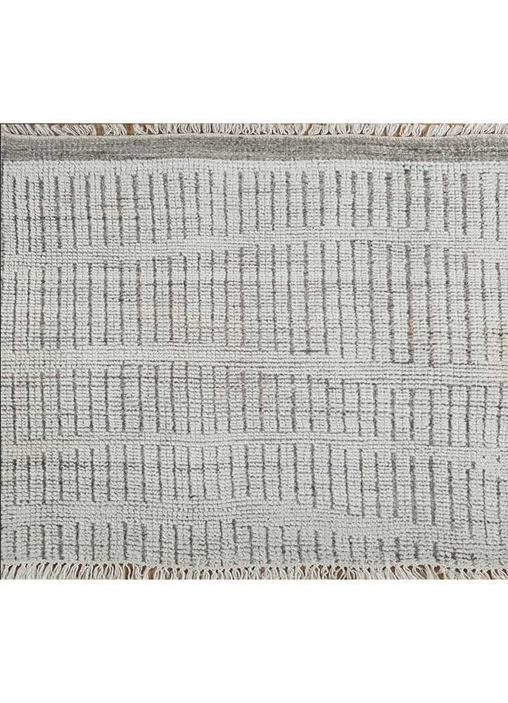 Wollteppich quadratisch - 75 x 75 cm - creme