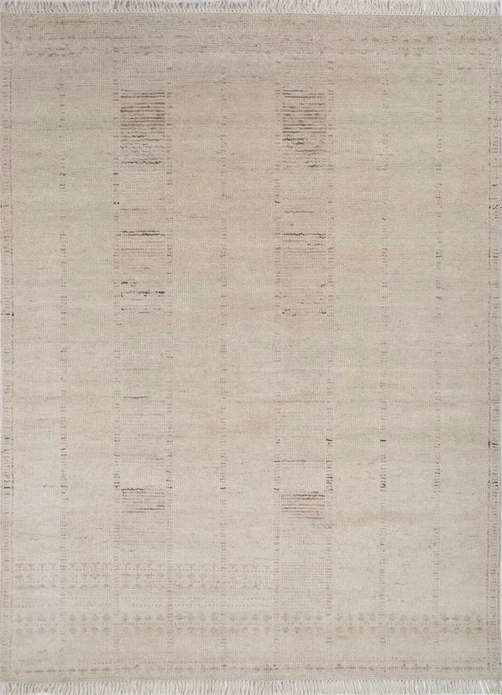 Wollteppich - 180 x 270 cm - creme