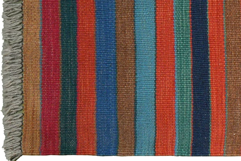 Kelim Gashgai · Handgewebt – Bunt, 197x58 cm