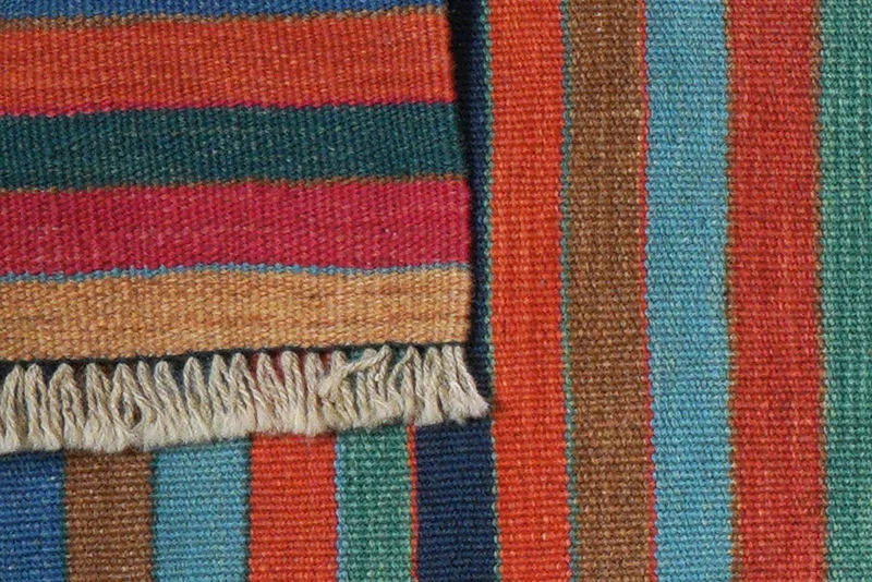 Kelim Gashgai · Handgewebt – Bunt, 197x58 cm