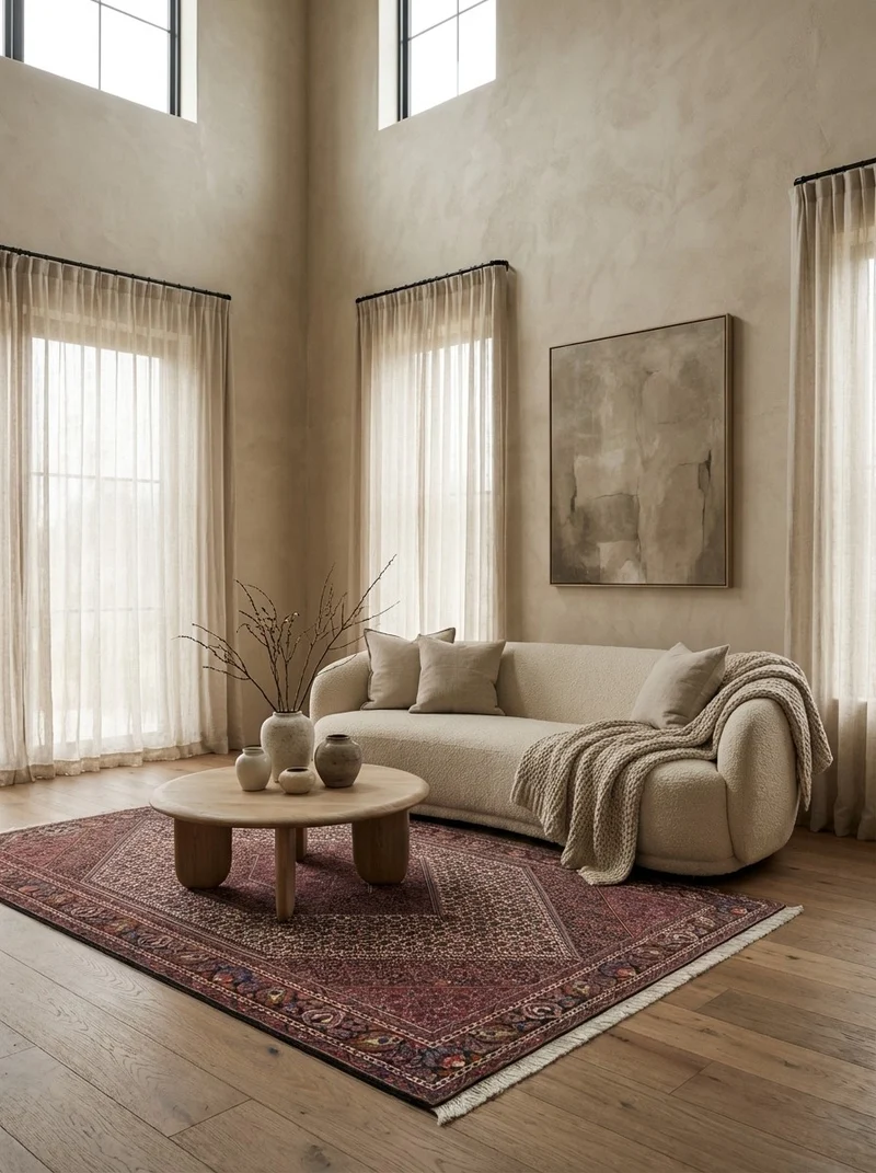 Bidjar Bookan · Handgeknüpft – Beige, 235x146 cm