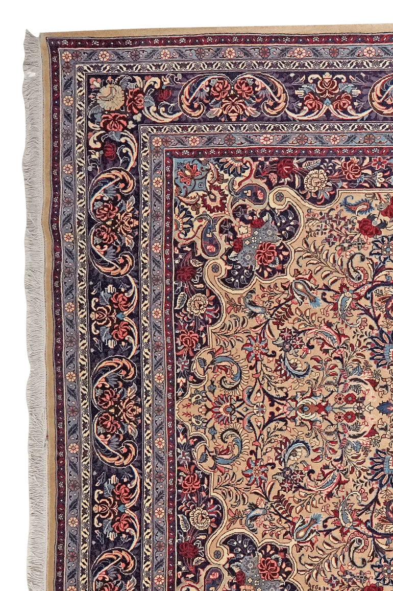 Bidjar · Handgeknüpft – Beige, 326x208 cm