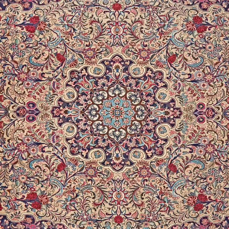 Bidjar · Handgeknüpft – Beige, 326x208 cm
