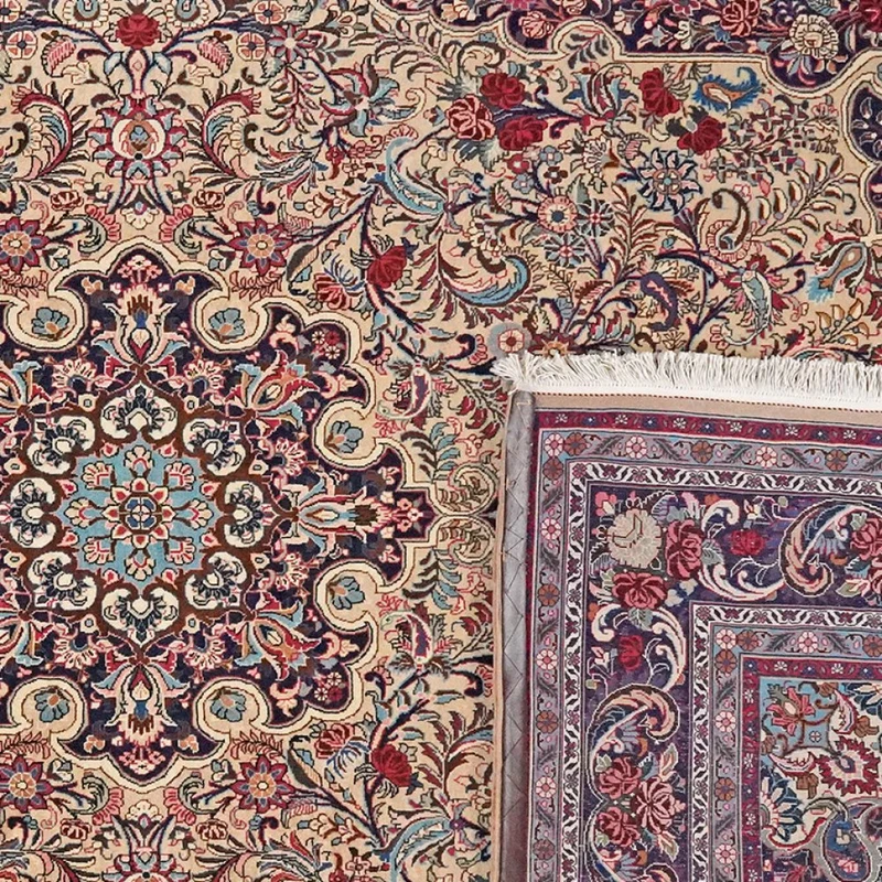 Bidjar · Handgeknüpft – Beige, 326x208 cm