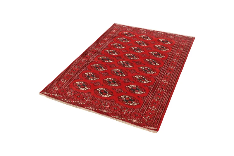 Turkman · Handgeknüpft – Rot, 165x115 cm
