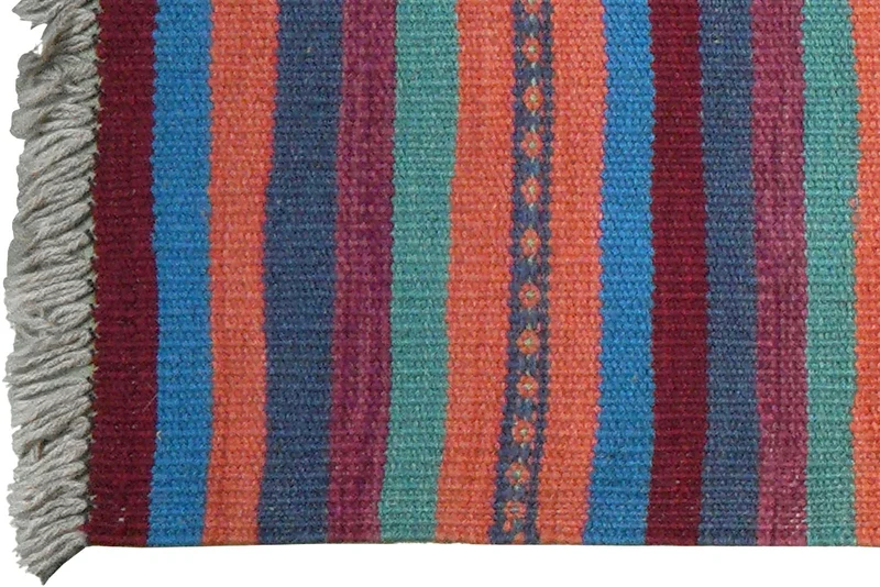 Kelim Gashgai · Handgewebt – Bunt, 191x62 cm