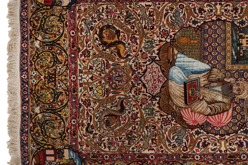 Tabriz Old · Handgeknüpft – Beige, 198x130 cm
