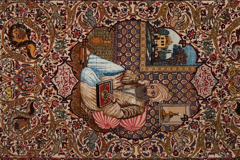 Tabriz Old · Handgeknüpft – Beige, 198x130 cm