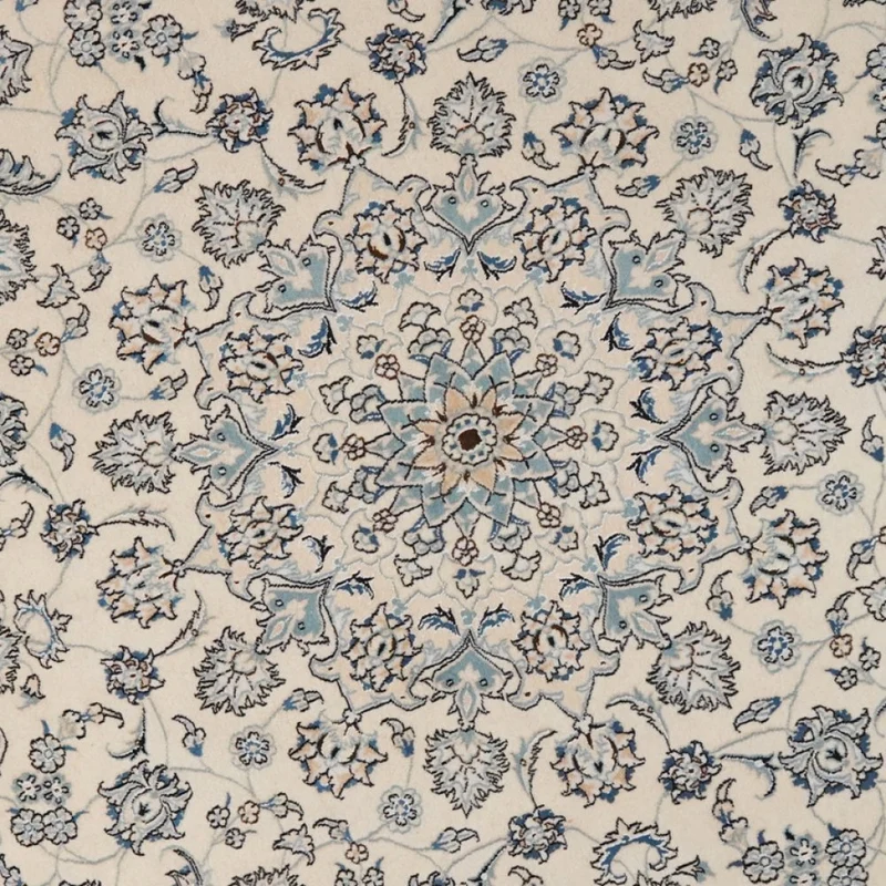 Nain · Handgeknüpft – Beige, 246x246 cm