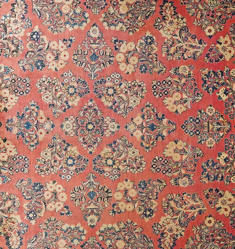 Sarough · Handgeknüpft – Rot, 360x284 cm