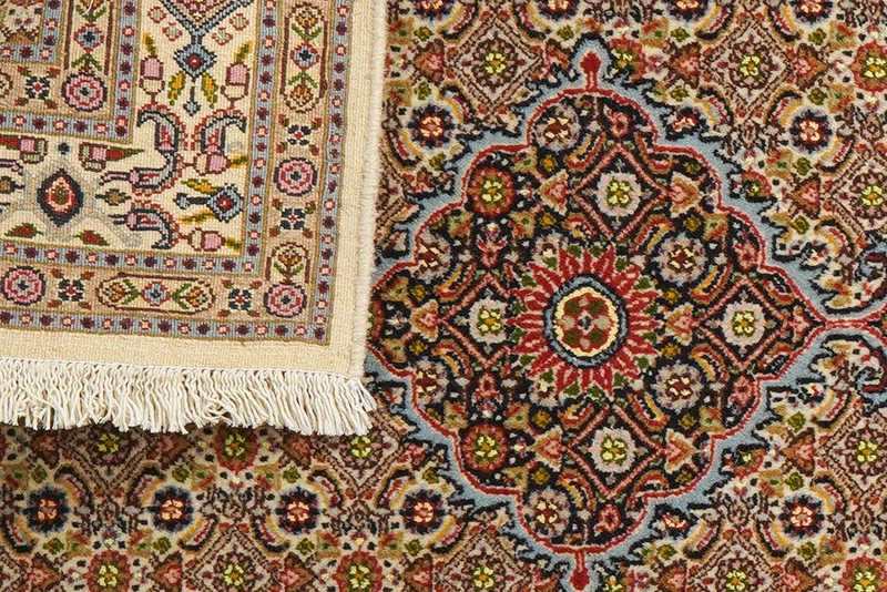 Moud Mahi · Handgeknüpft – Beige, 242x81 cm