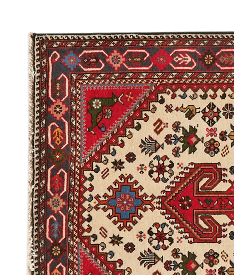 Nasrabad · Handgeknüpft – Beige, 128x81 cm