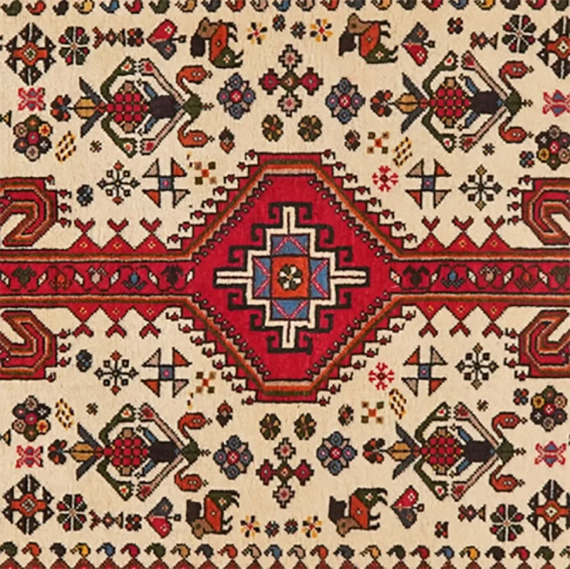 Nasrabad · Handgeknüpft – Beige, 128x81 cm