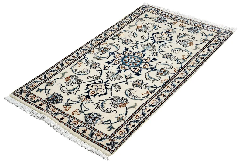 Nain 12La · Handgeknüpft – Beige, 138x70 cm