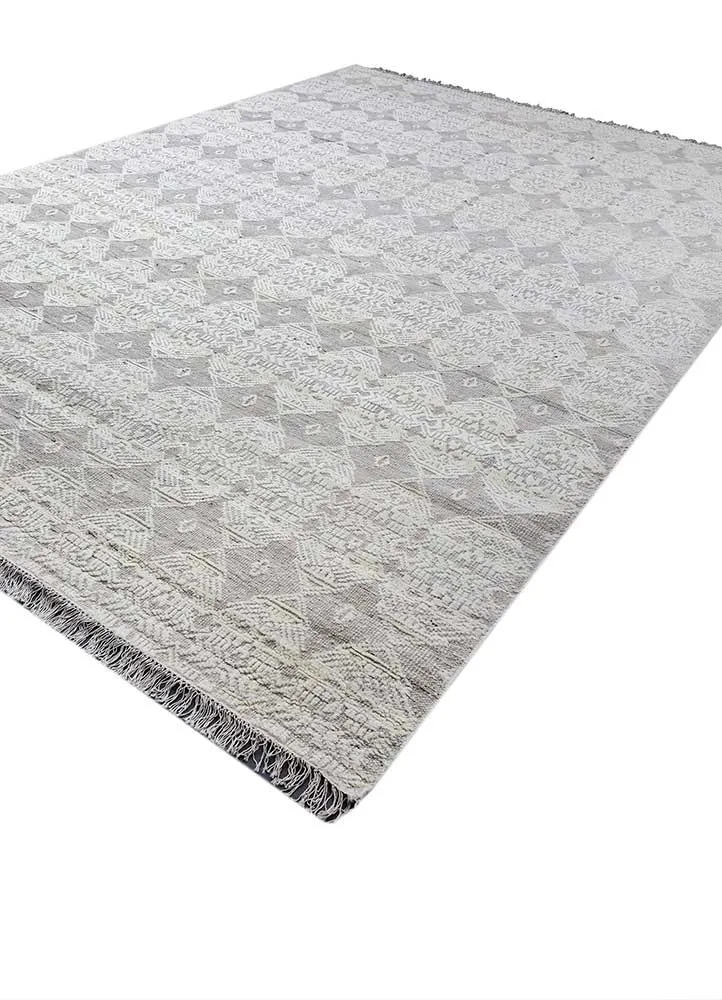 Wollteppich - 300 x 420 cm - creme