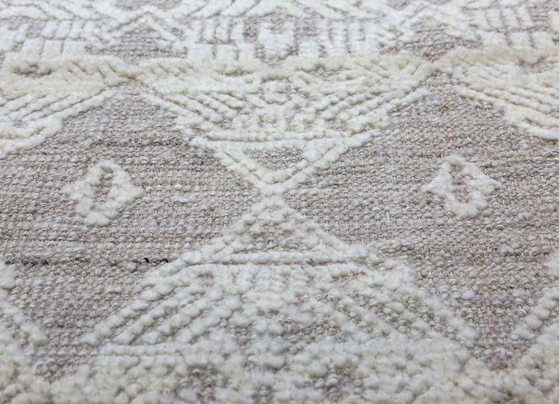 Wollteppich - 300 x 420 cm - creme