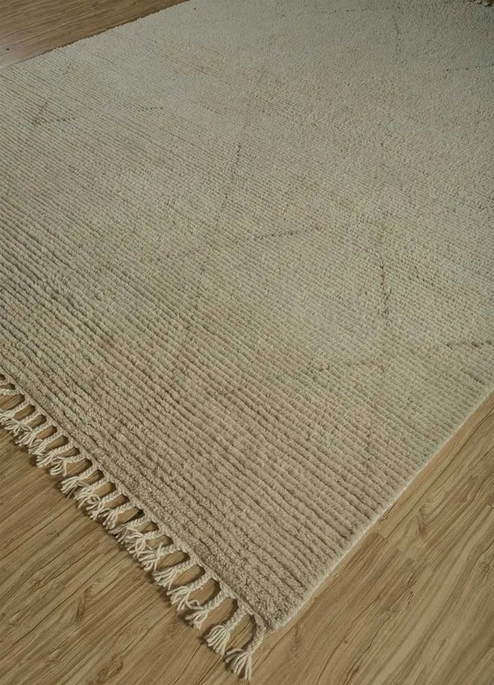 Wollteppich - 300 x 420 cm - creme