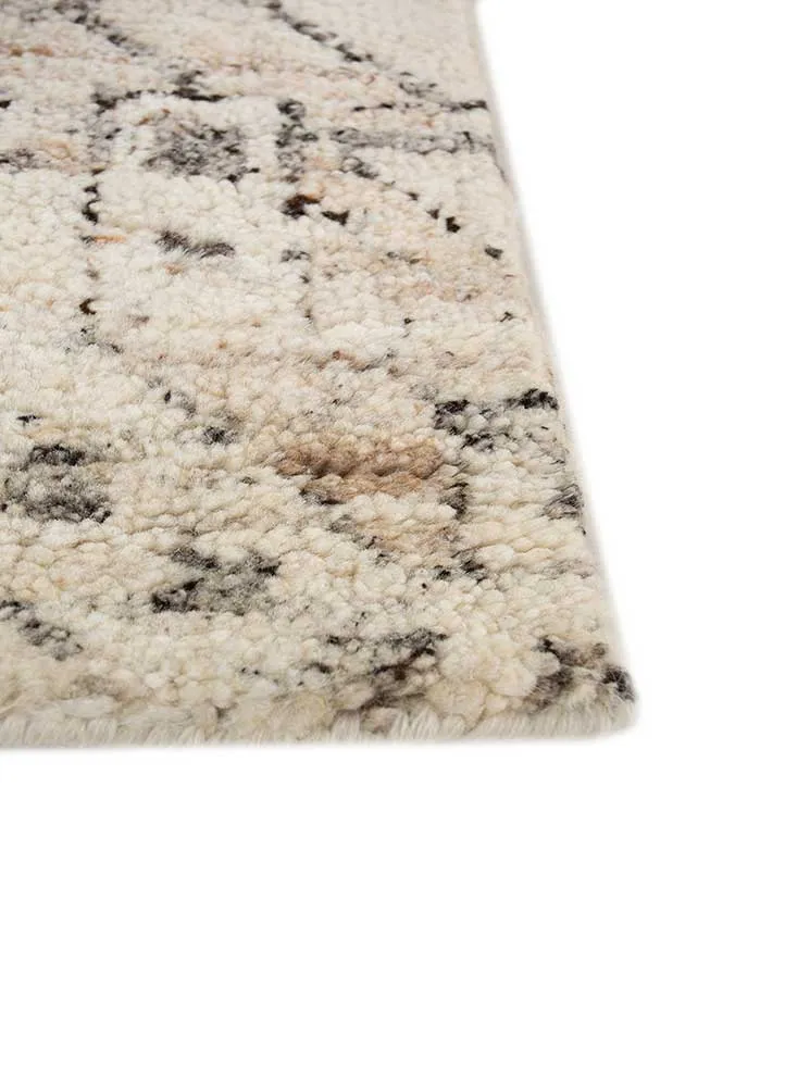 Wollteppich - 150 x 240 cm - creme