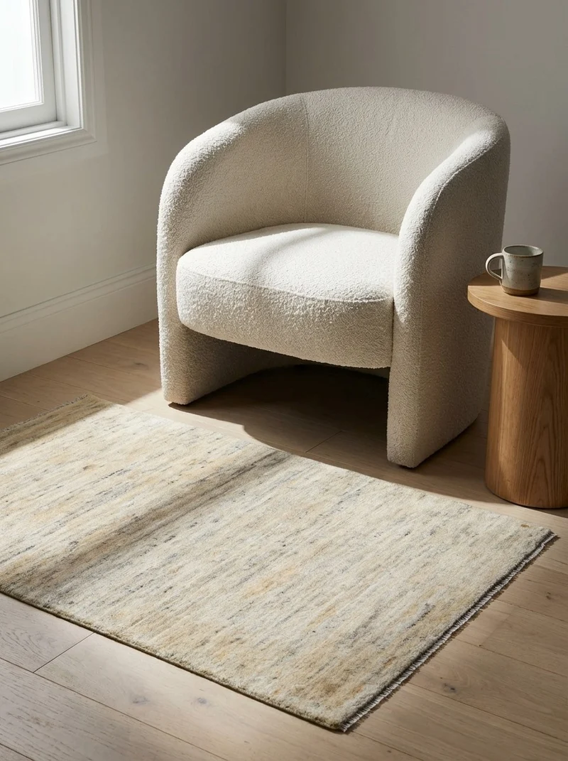 Gabbeh · Handgeknüpft – Beige, 124x80 cm