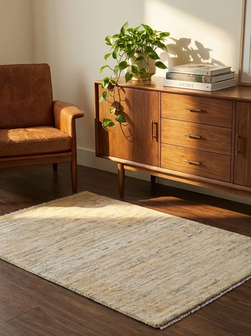 Gabbeh · Handgeknüpft – Beige, 124x80 cm