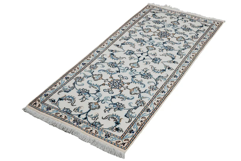 Nain 12La · Handgeknüpft – Beige, 197x77 cm