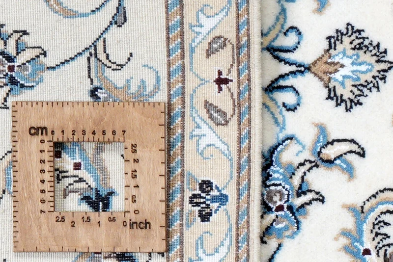 Nain 12La · Handgeknüpft – Beige, 197x77 cm