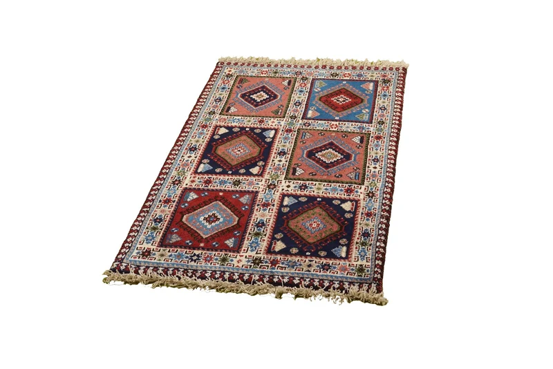 Yalameh · Handgeknüpft – Bunt, 96x62 cm