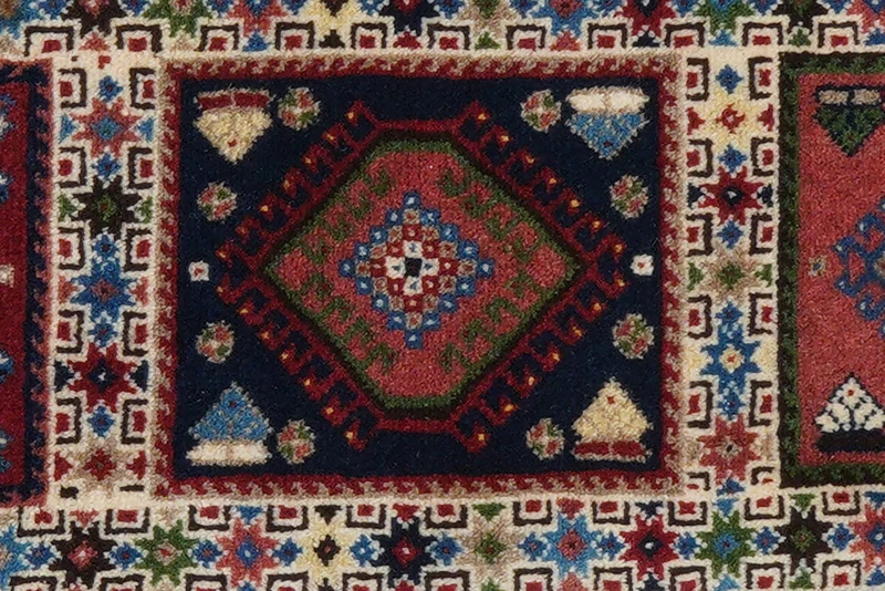 Yalameh · Handgeknüpft – Bunt, 96x62 cm