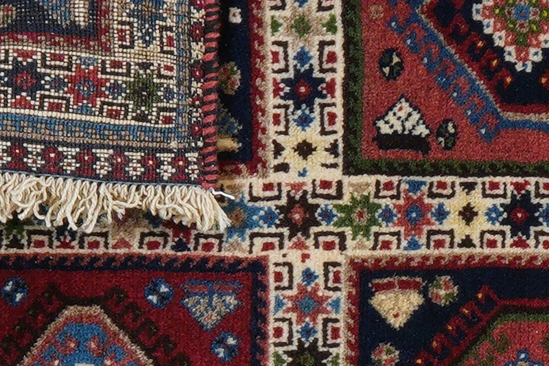 Yalameh · Handgeknüpft – Bunt, 96x62 cm