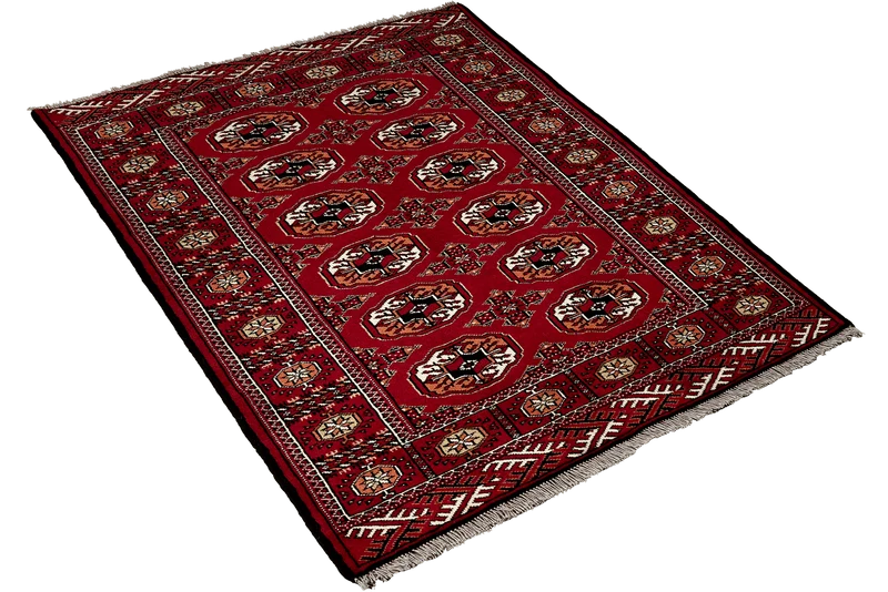 Turkman · Handgeknüpft – Rot, 147x99 cm