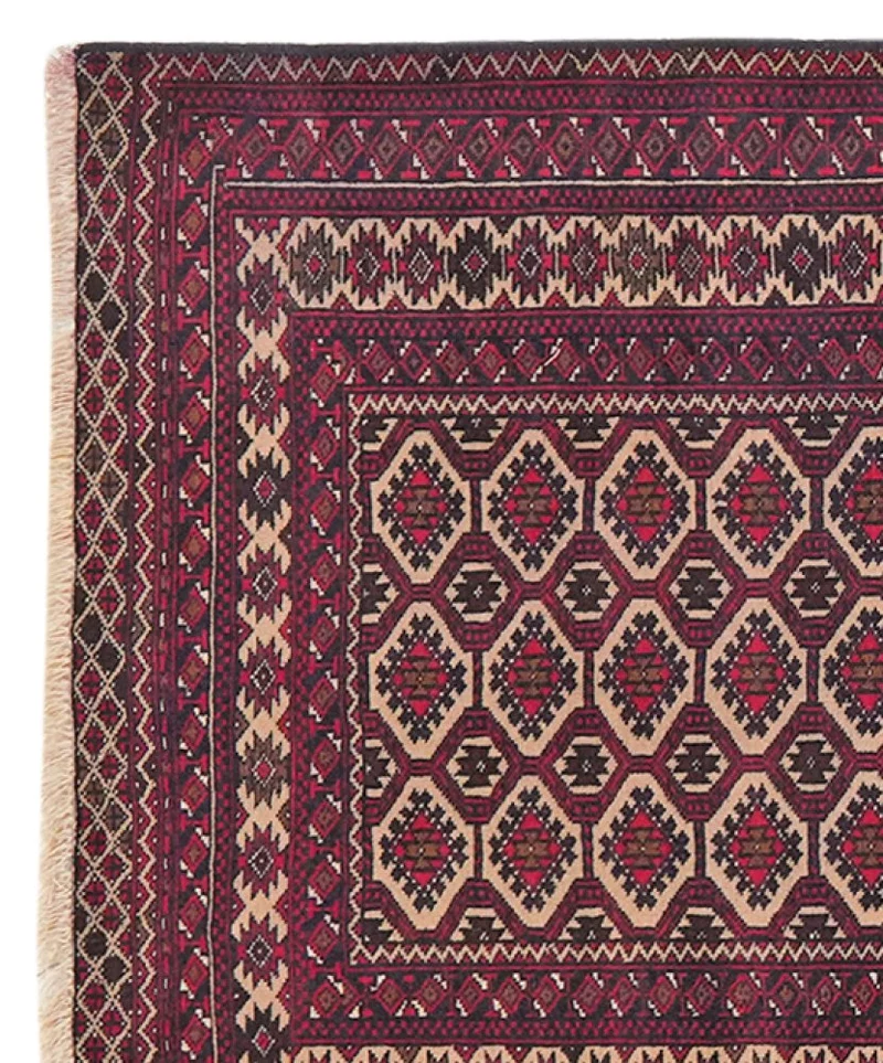 Belutch · Handgeknüpft – Beige, 182x88 cm