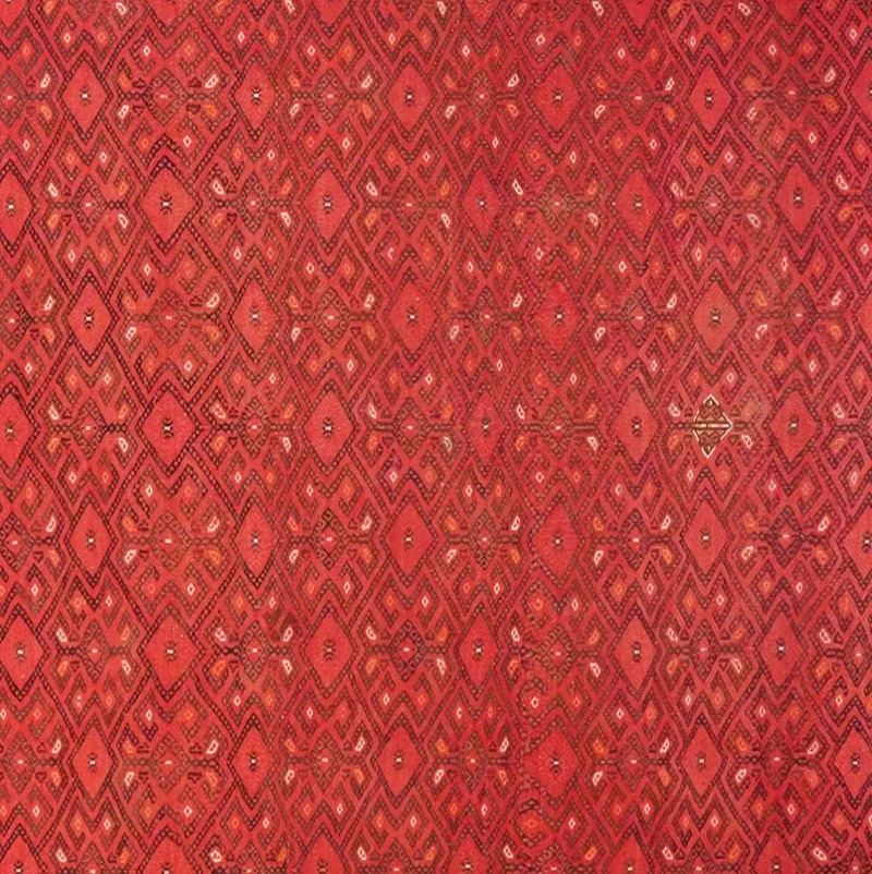 Kelim Turkman · Handgewebt – Rot, 331x215 cm