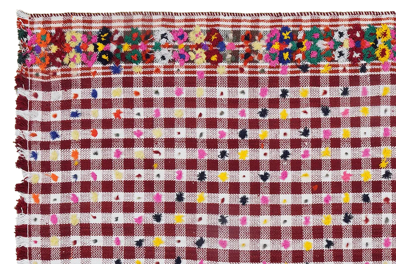Kelim · Handgewebt – Rosa, 213x139 cm