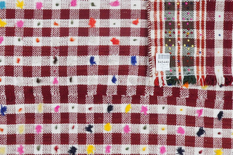Kelim · Handgewebt – Rosa, 213x139 cm