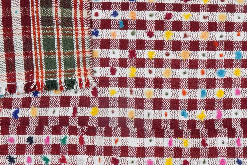 Kelim · Handgewebt – Rosa, 213x139 cm