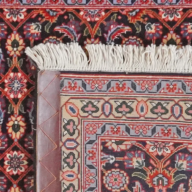Tabriz 50 Raj · Handgeknüpft – Schwarz, 196x65 cm
