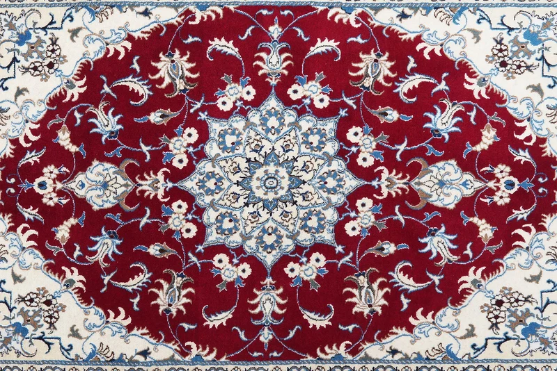 Nain 12La · Handgeknüpft – Rot, 237x166 cm
