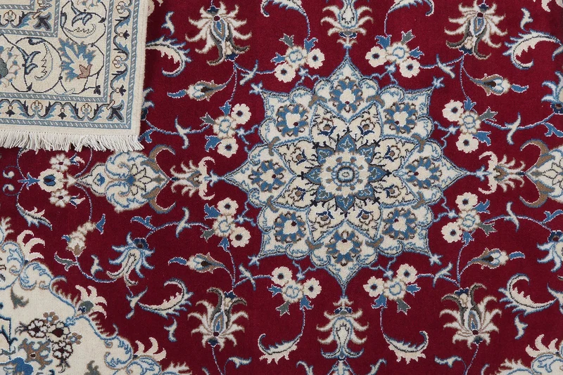 Nain 12La · Handgeknüpft – Rot, 237x166 cm