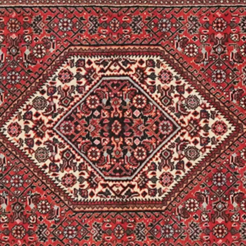 Bidjar Bookan · Handgeknüpft – Rot, 244x78 cm