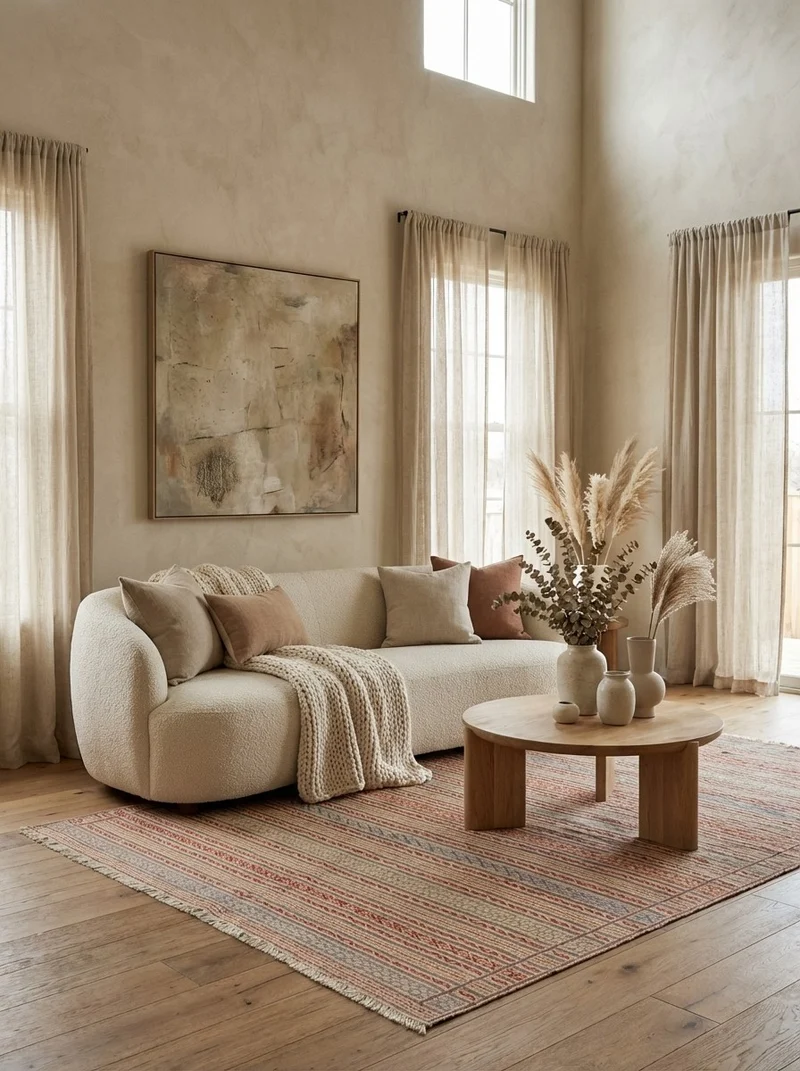 Kelim Kordi · Handgewebt – Beige, 244x170 cm