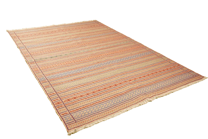 Kelim Kordi · Handgewebt – Beige, 244x170 cm