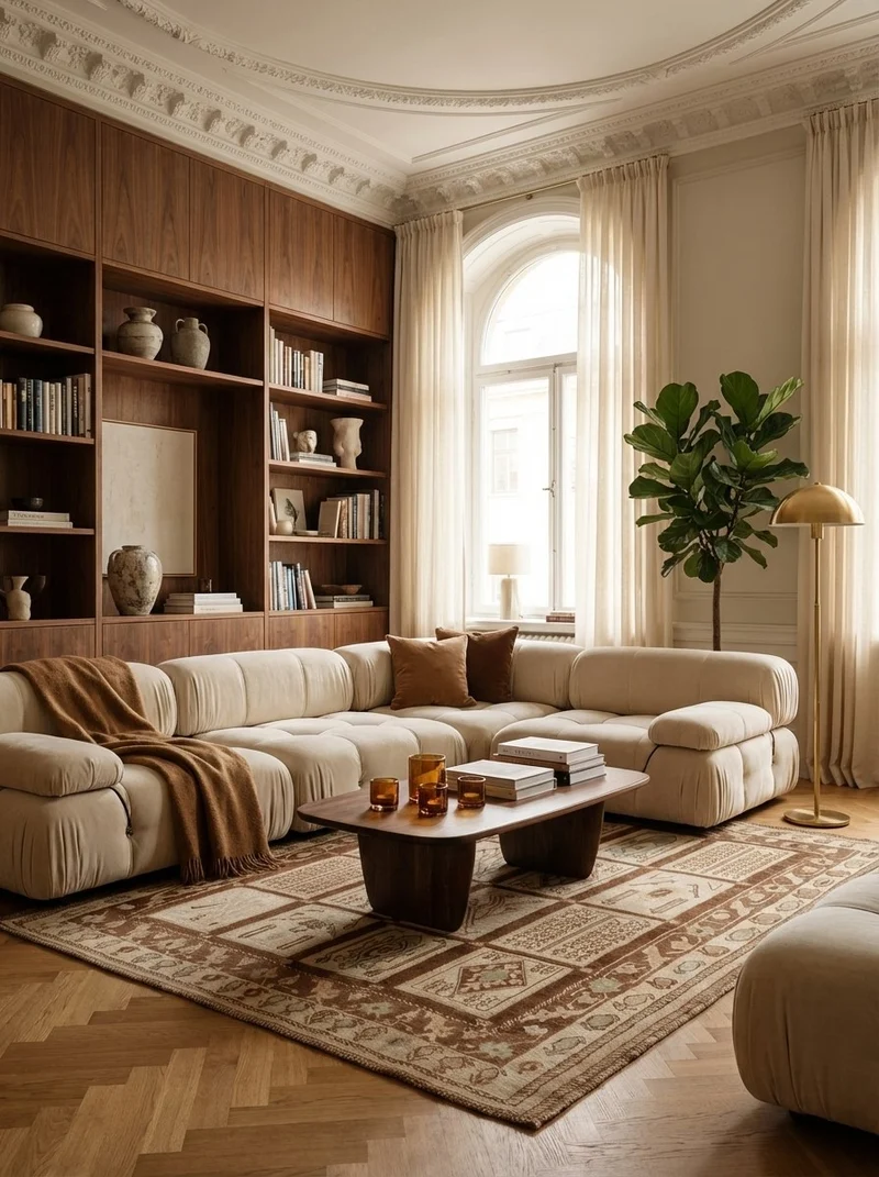 Kelim Belutch · Handgewebt – Beige, 181x146 cm