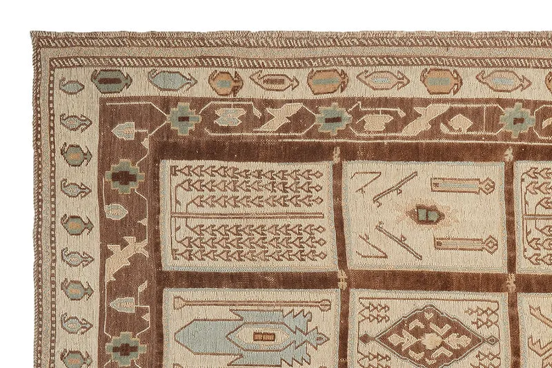 Kelim Belutch · Handgewebt – Beige, 181x146 cm