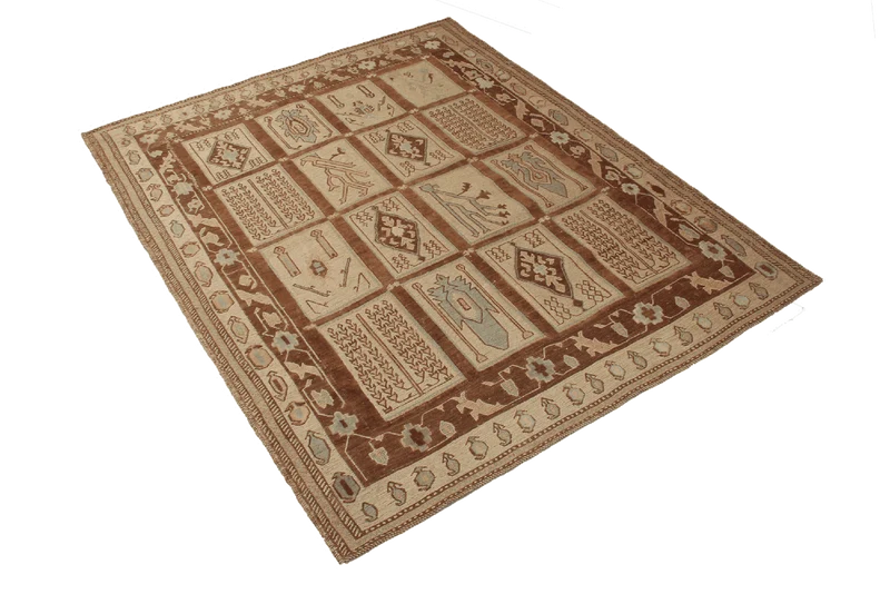 Kelim Belutch · Handgewebt – Beige, 181x146 cm