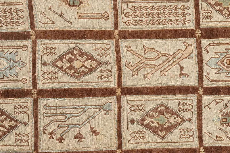 Kelim Belutch · Handgewebt – Beige, 181x146 cm