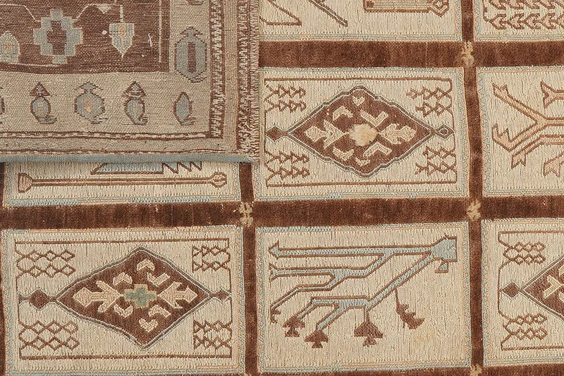 Kelim Belutch · Handgewebt – Beige, 181x146 cm