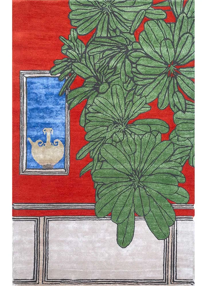 Wollteppich sonderform - 150 x 240 cm - mehrfarbig
