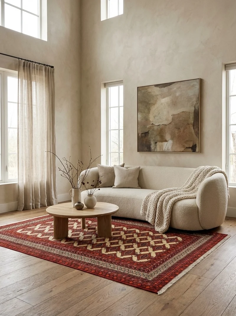 Turkman · Handgeknüpft – Beige, 177x127 cm