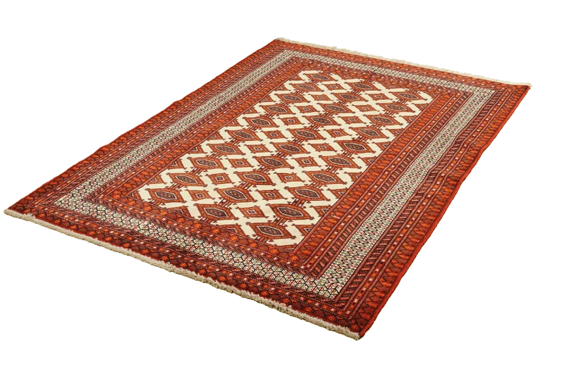 Turkman · Handgeknüpft – Beige, 177x127 cm